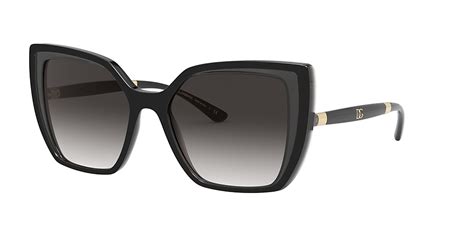 Dolce&Gabbana DG6138 55 Light Grey Gradient Black & Black 